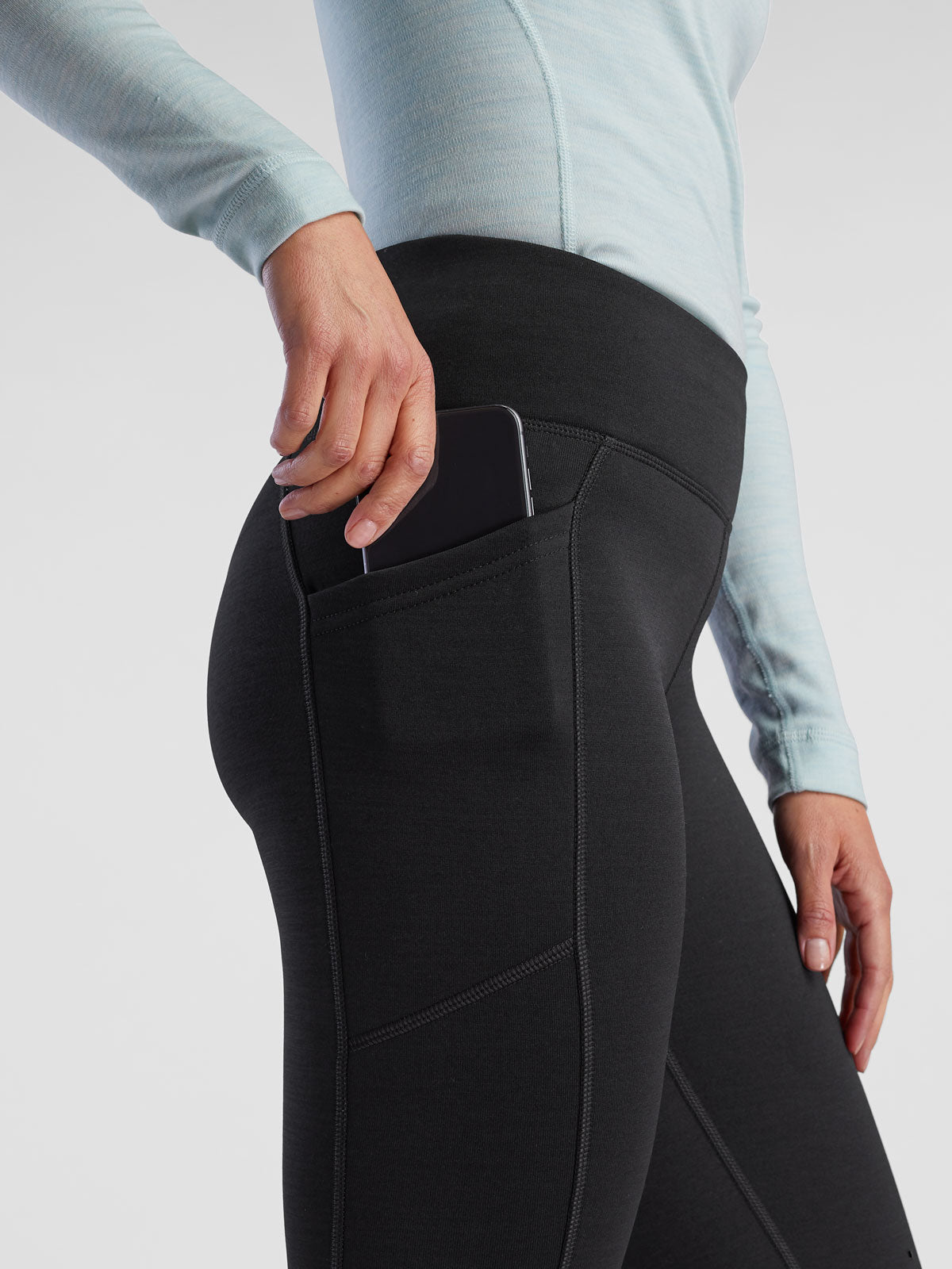Crash Polartec® Fleece Lined Flare Pants - Solid