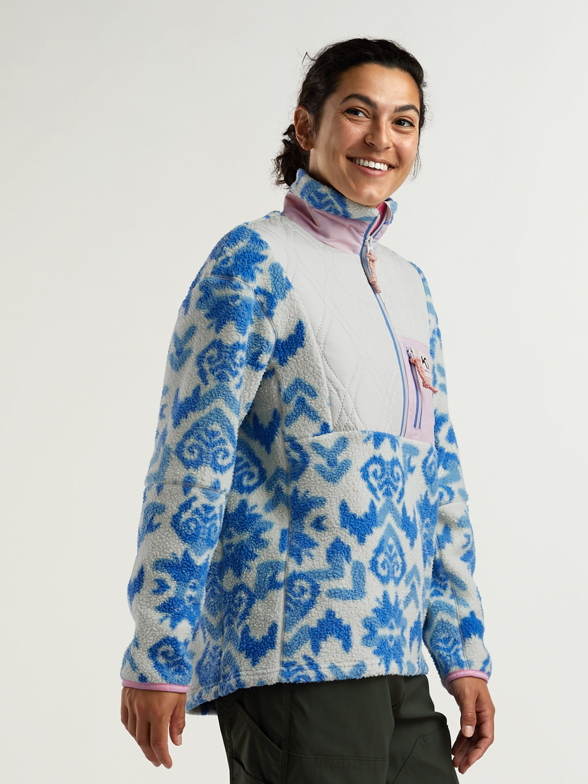 Rothe Quilted 1/2 Zip Pullover
