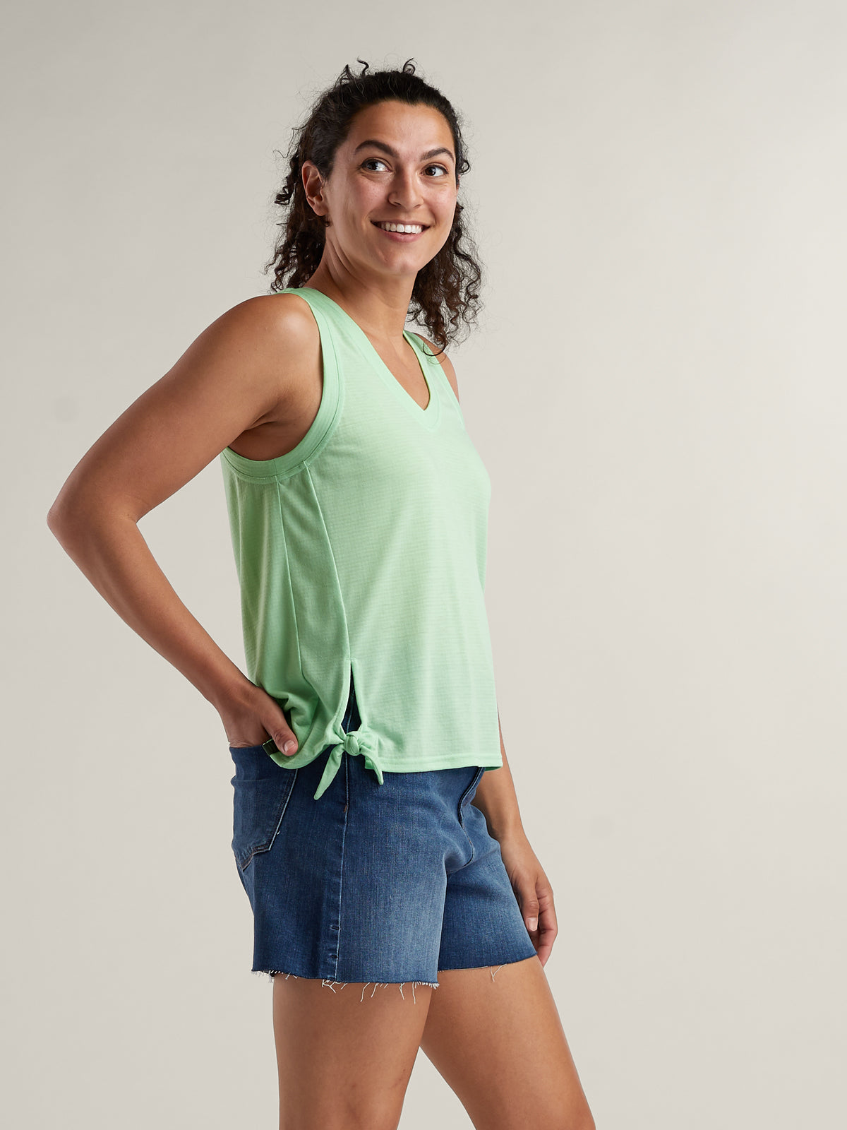 Fast Forward V Neck Tank Top