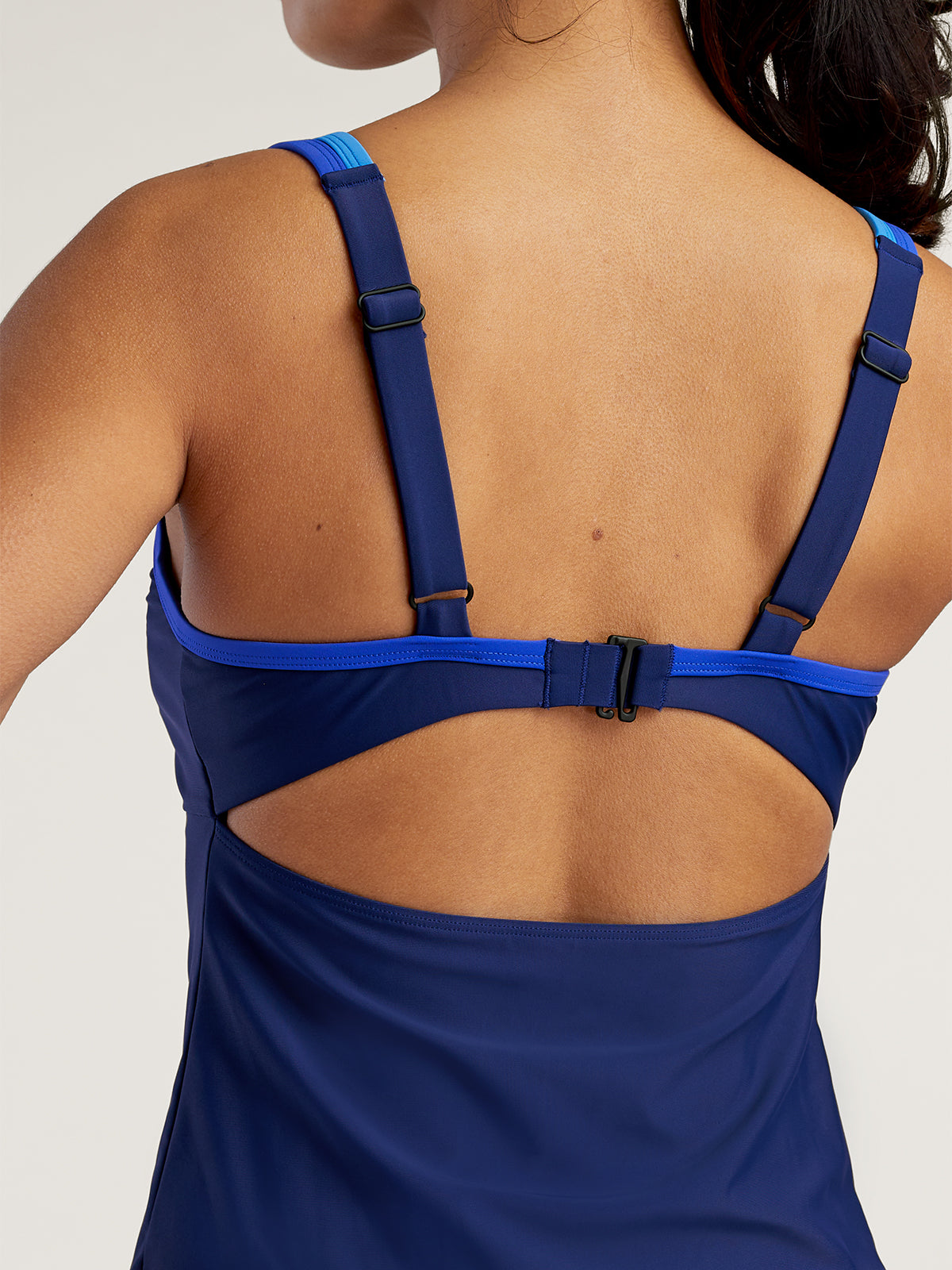 Riptide Tankini Top - Colorblock