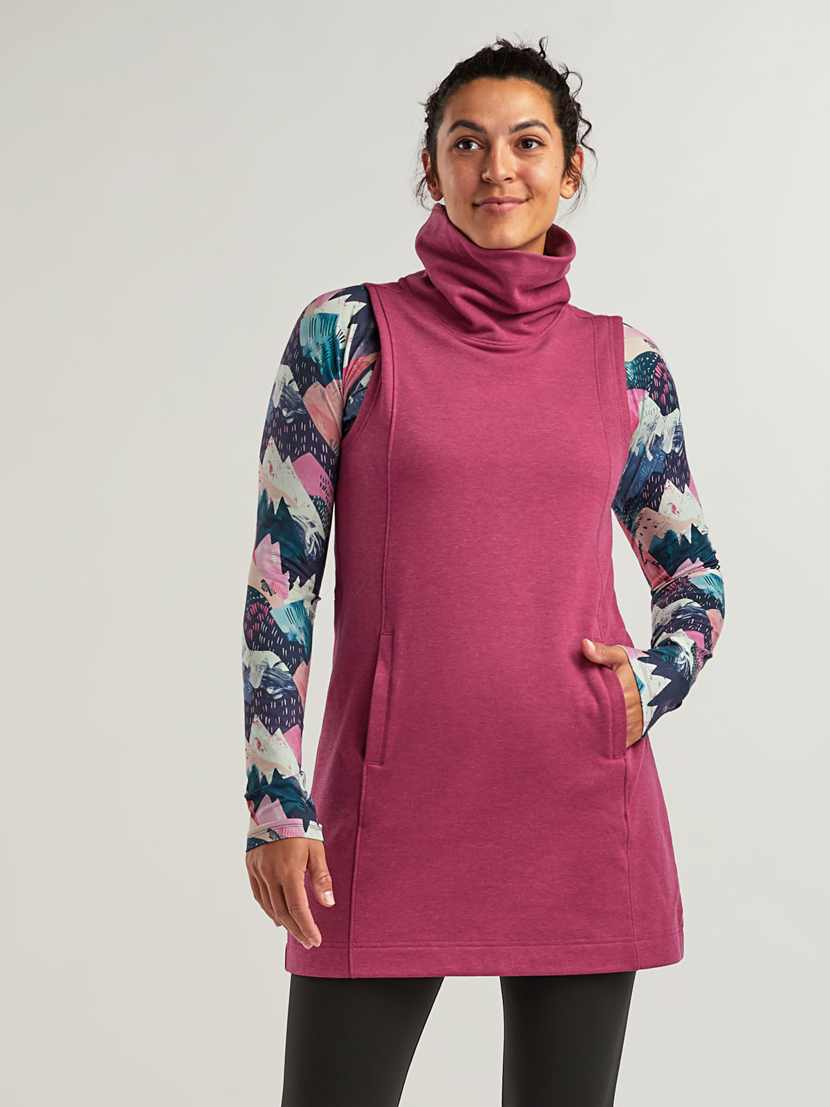 Catalyst Fleece Vest Dress