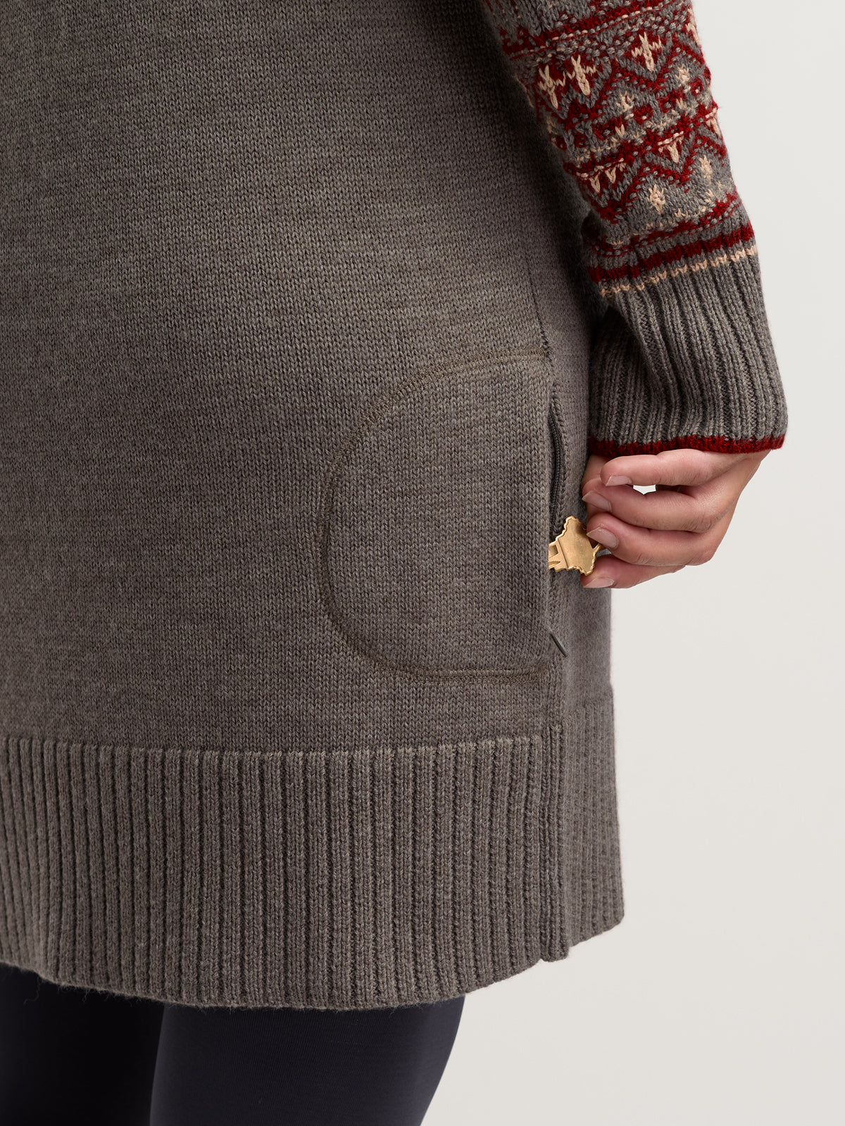 Tropo 1/4 Zip Sweater Dress