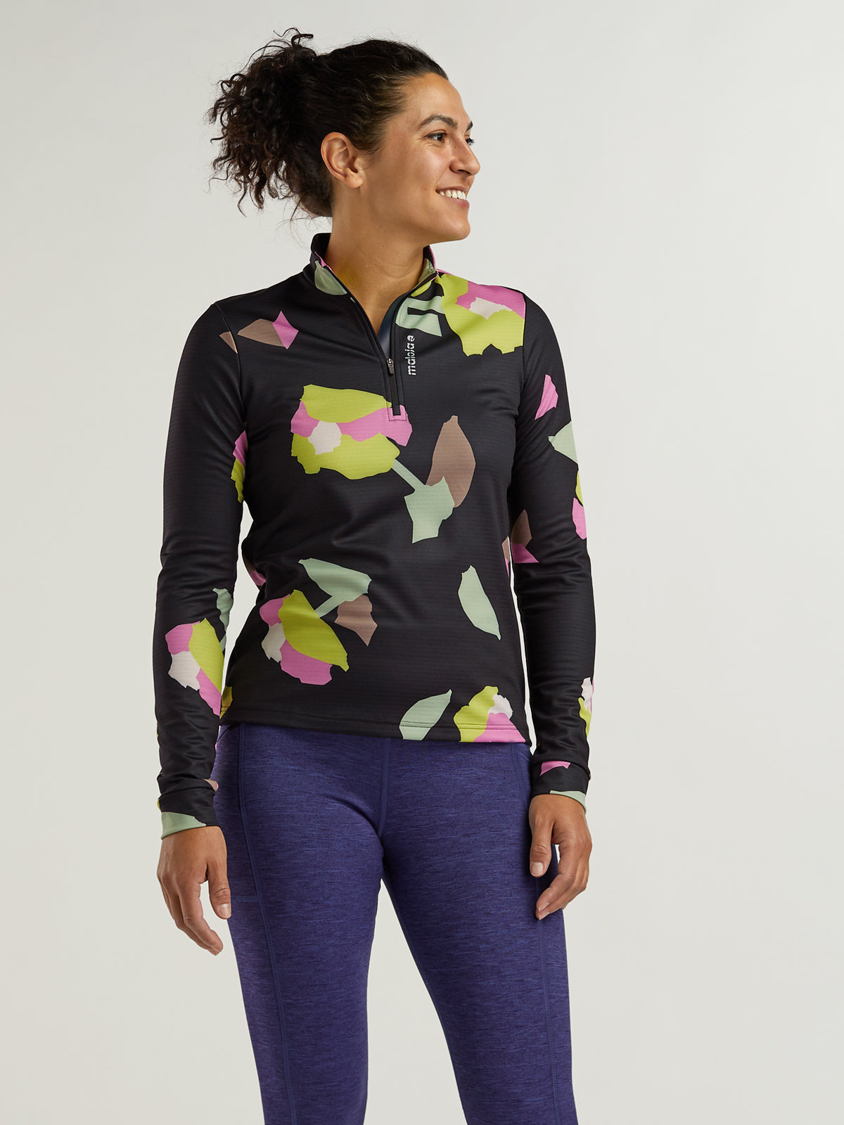 Unicorn 1/4 Zip Long Sleeve Top