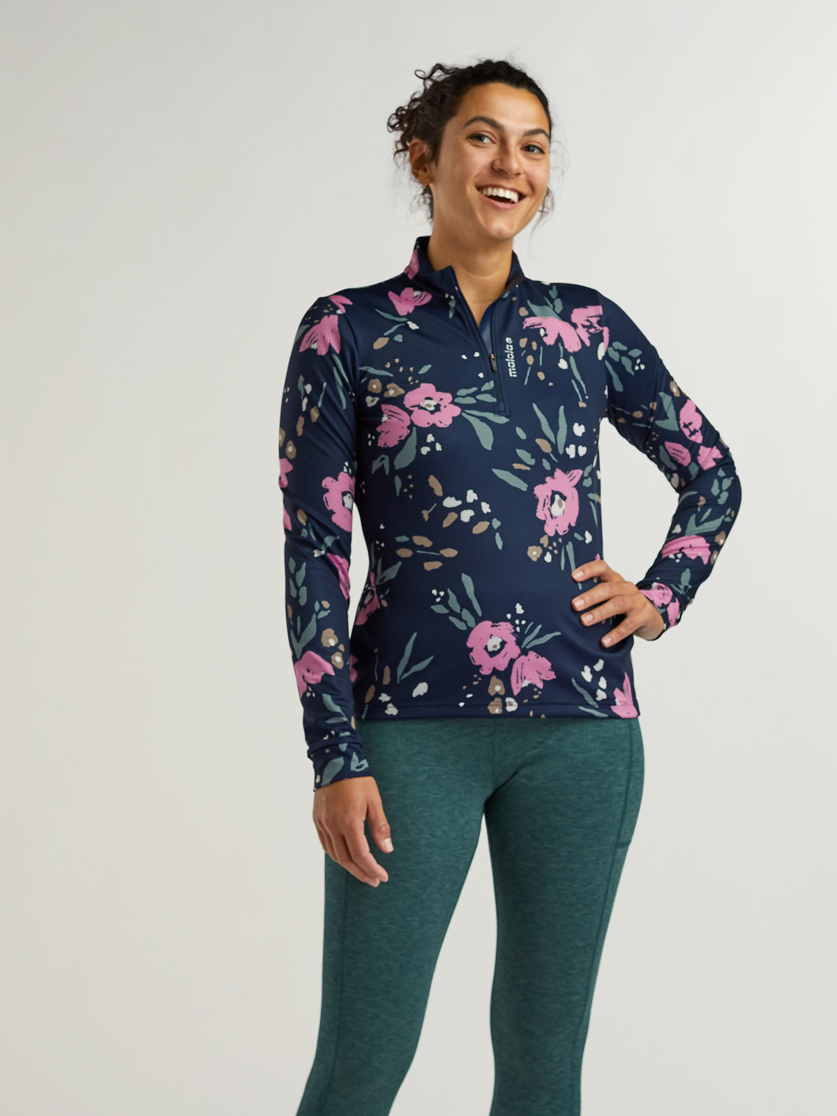 Unicorn 1/4 Zip Long Sleeve Top