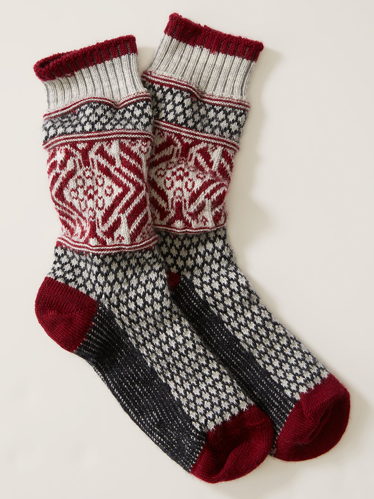 Beluga Printed Crew Socks