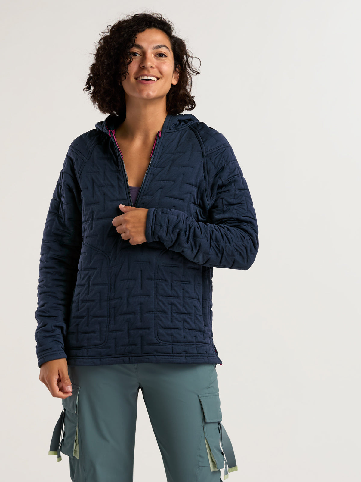 Outta Range Quilted Hoodie