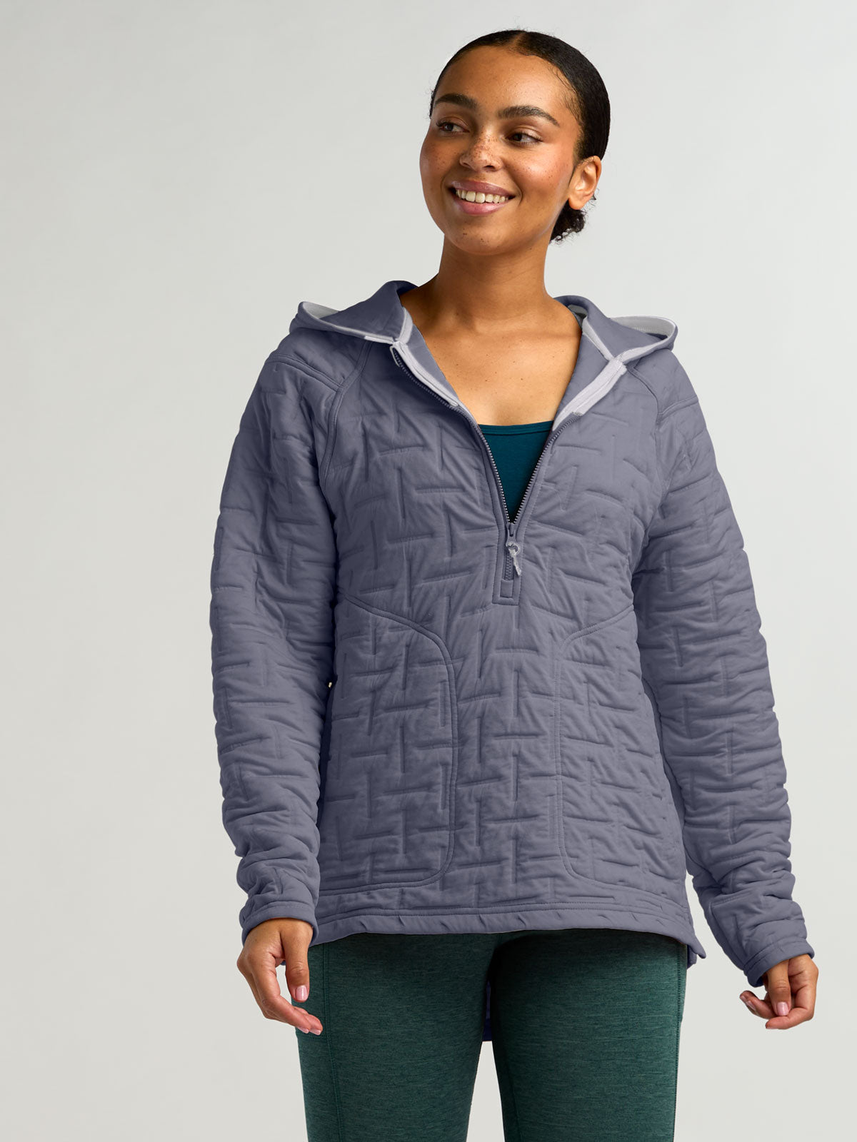 Outta Range Quilted Hoodie