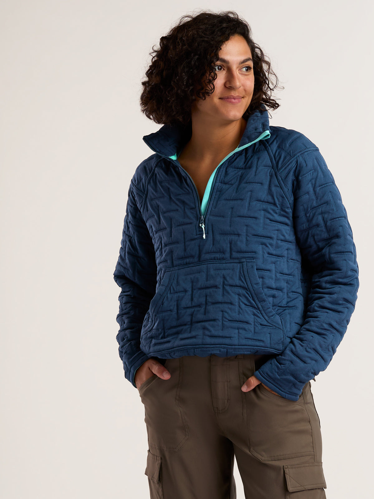 Outta Range Quilted 1/4 Zip Pullover