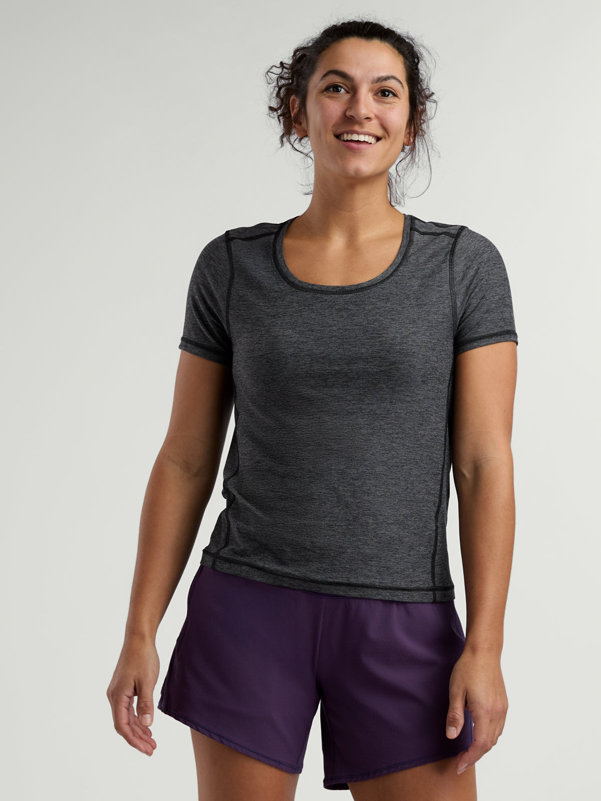 Grace Scoop Short Sleeve Top