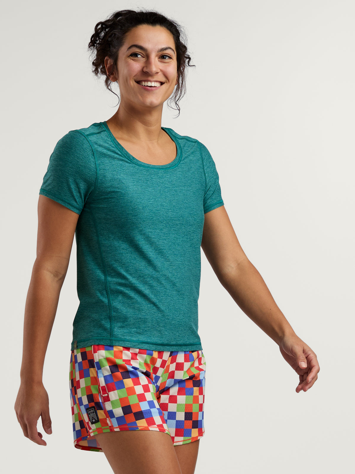 Grace Scoop Short Sleeve Top