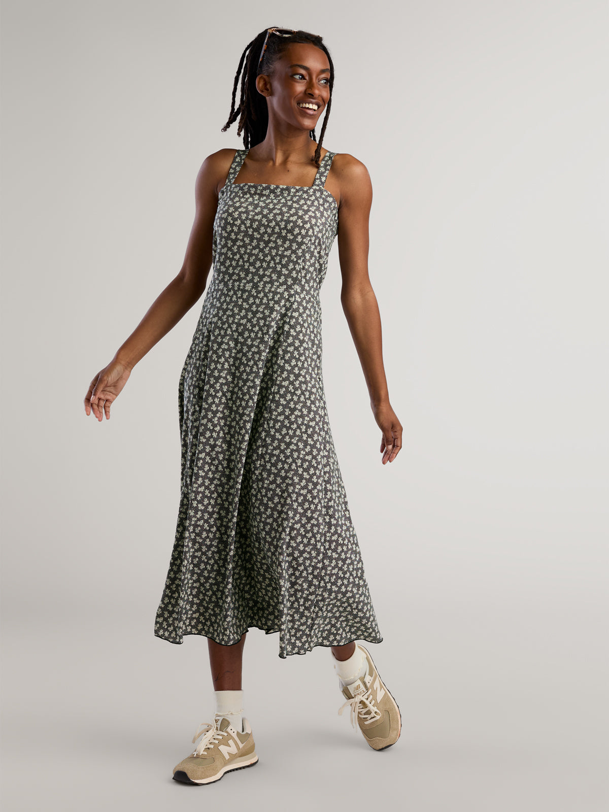 Crusher Midi Dress