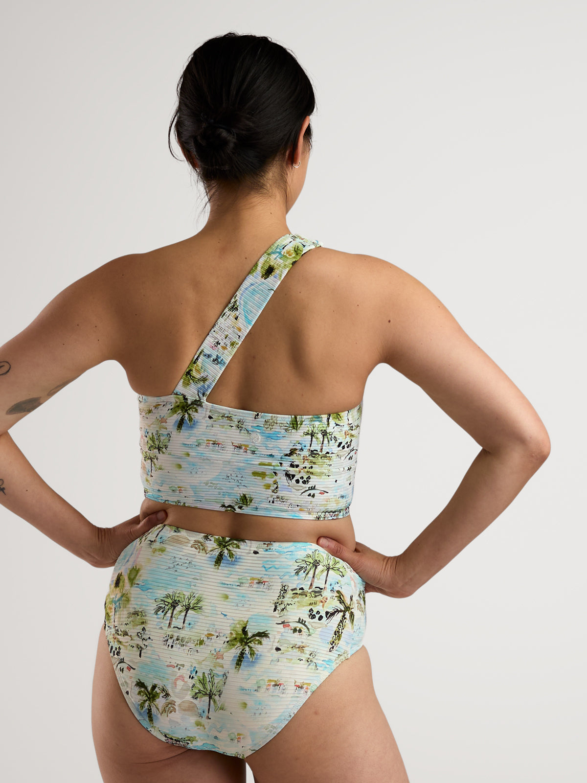 One Shoulder Midkini Top - Beach Break