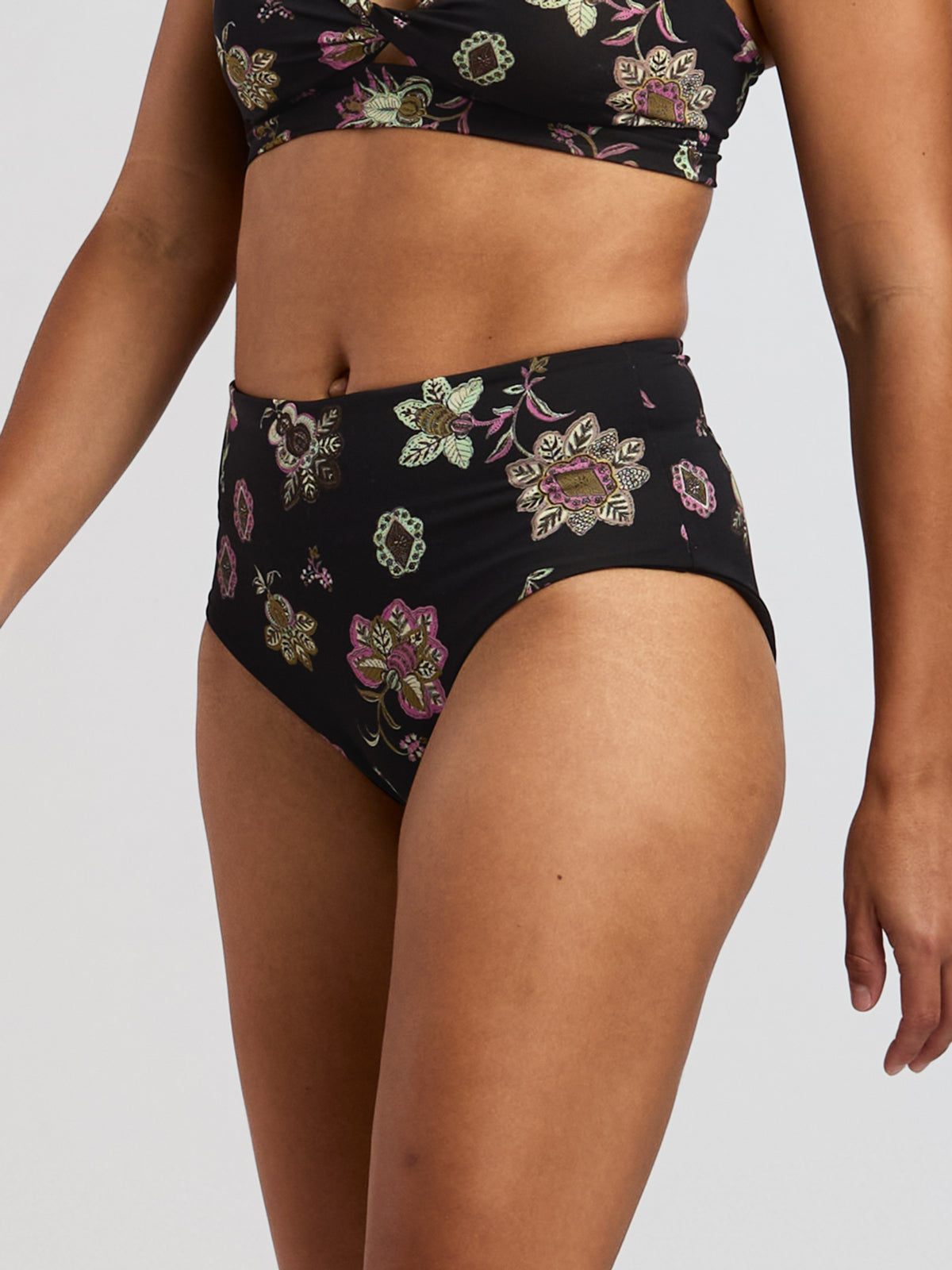 Erin Reversible High Rise Bikini Bottom - Solstice