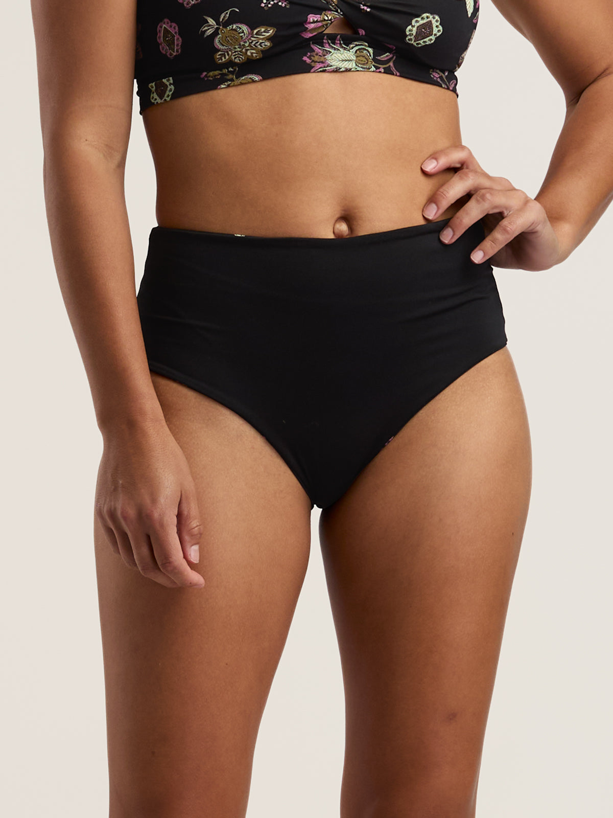 Erin Reversible High Rise Bikini Bottom - Solstice