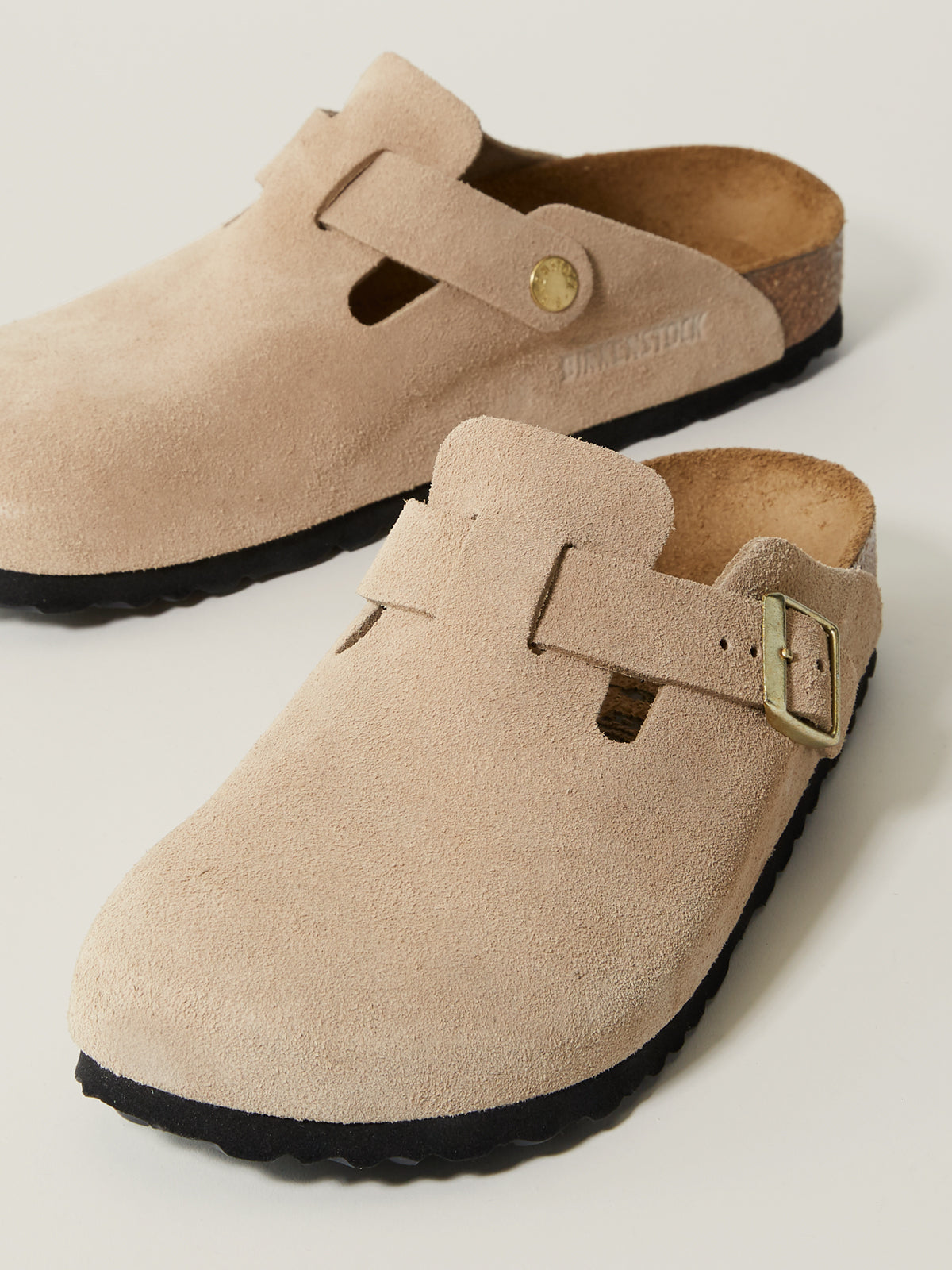 Boston Suede Clogs