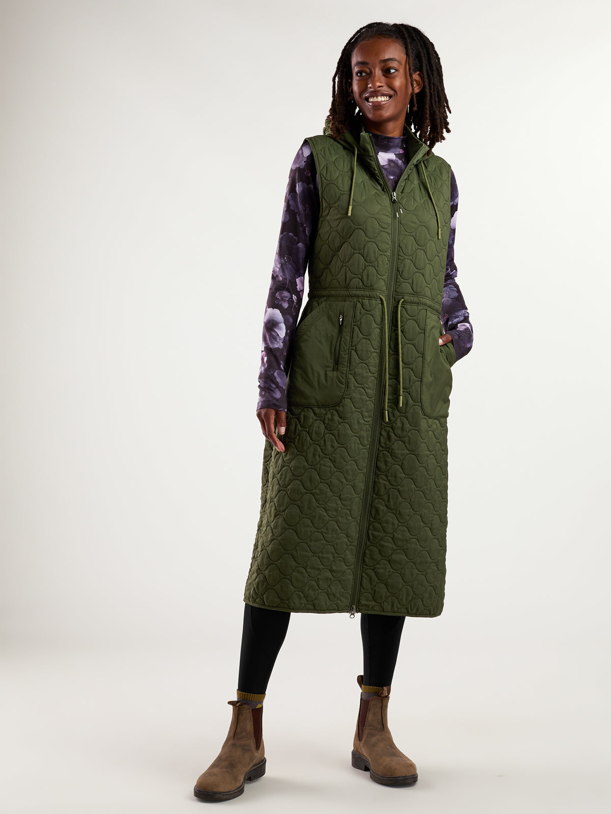 Pinyon Quilted Midi Dress