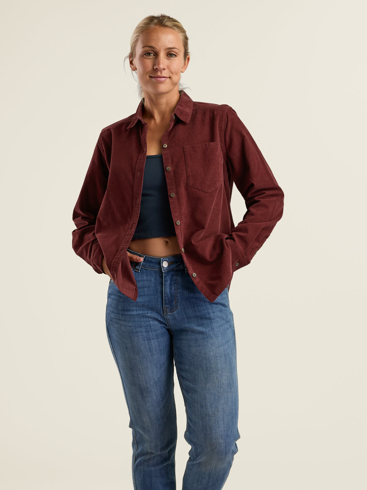 Cattail Cord Long Sleeve Shirt