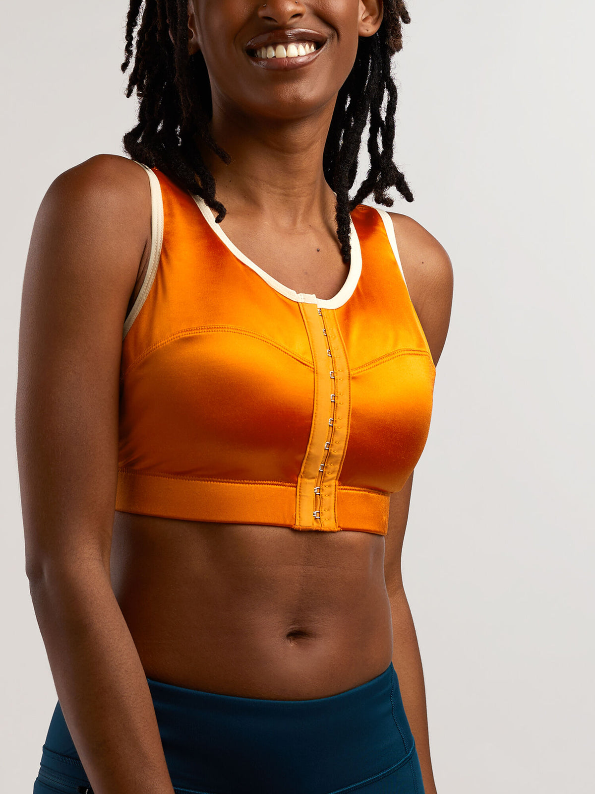 The Last Resort Front Close Sports Bra