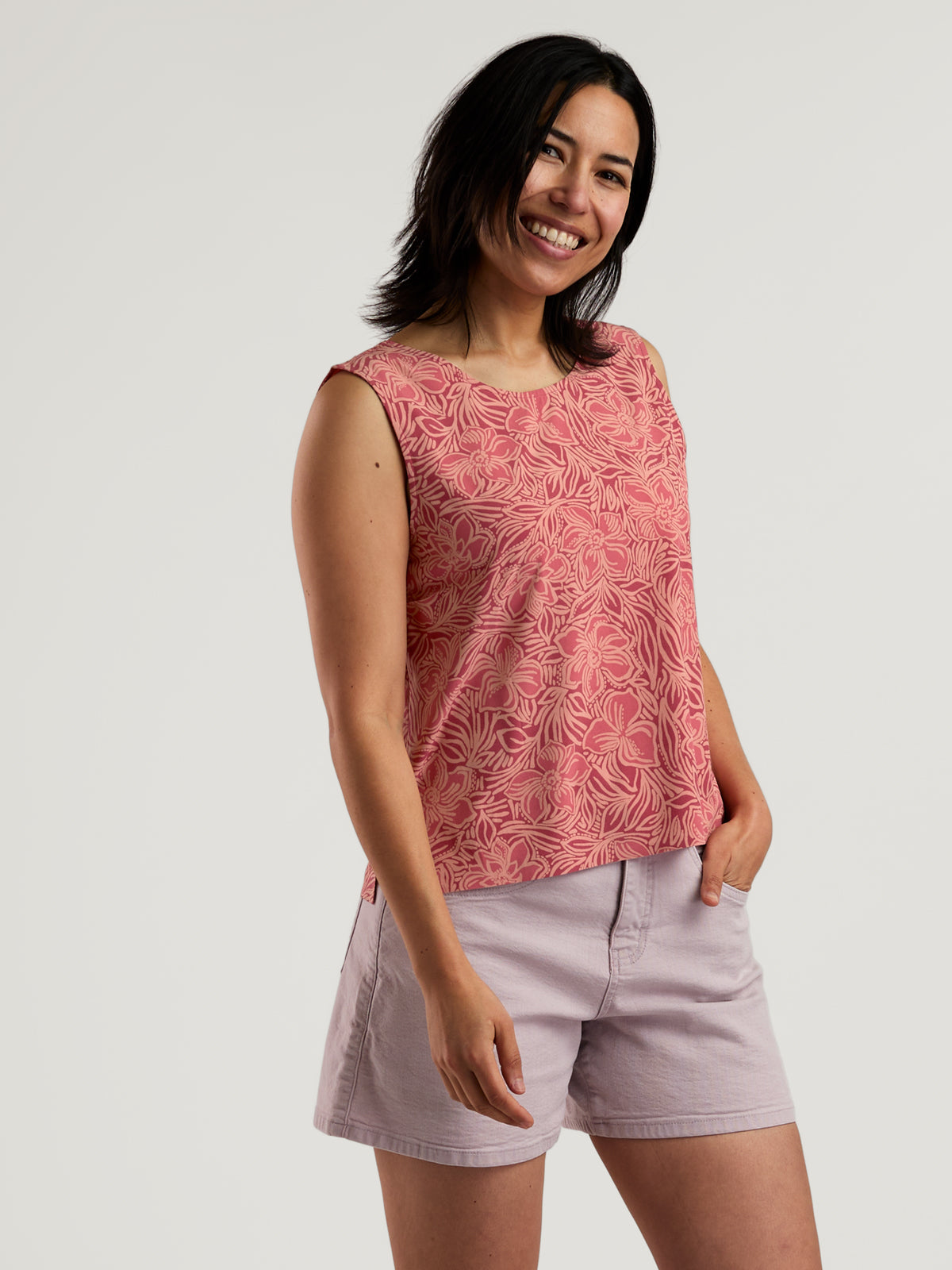 Round Trip Pocket Tank Top