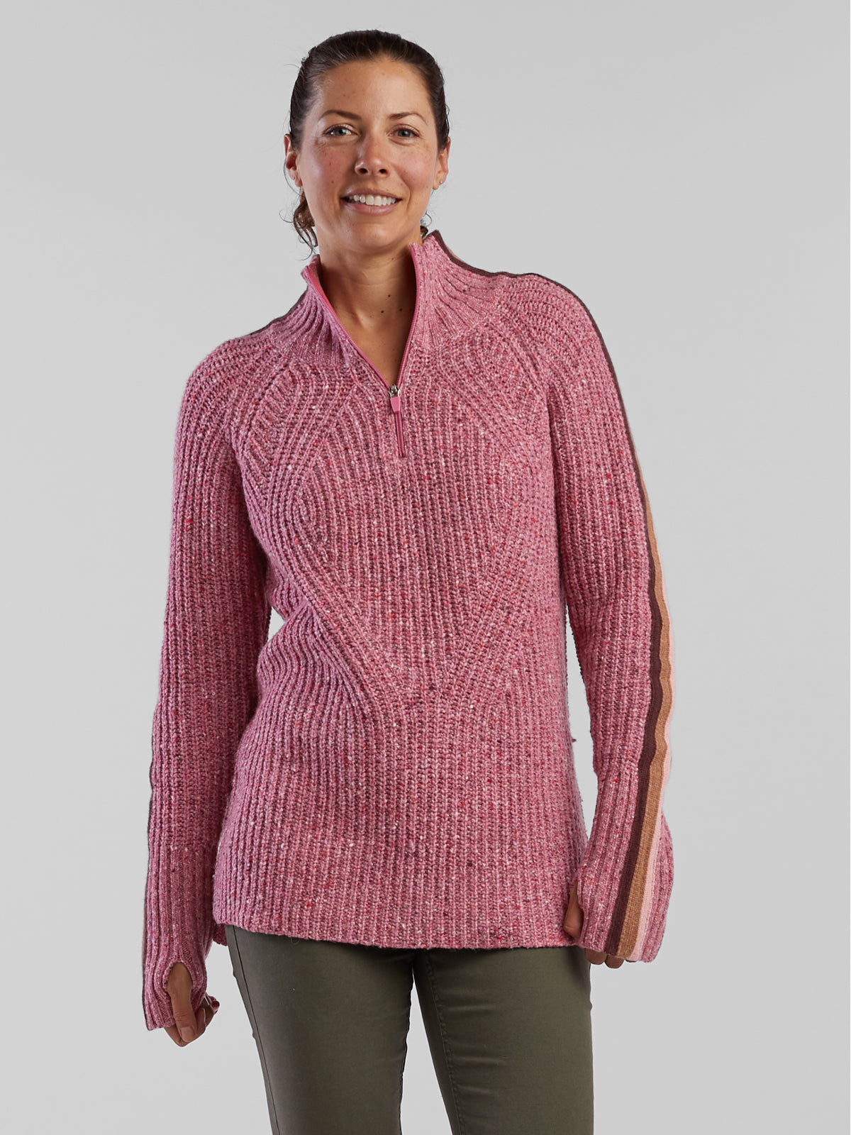 Snowcat 1/4 Zip Long Sweater
