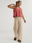 Baja Button Back Tank Top all-groups
