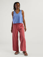 Baja Button Back Tank Top