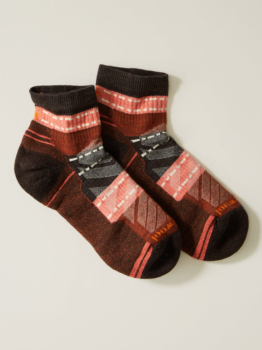 Go Zone 2.0 Cushioned Ankle Hiking Socks - Margarita