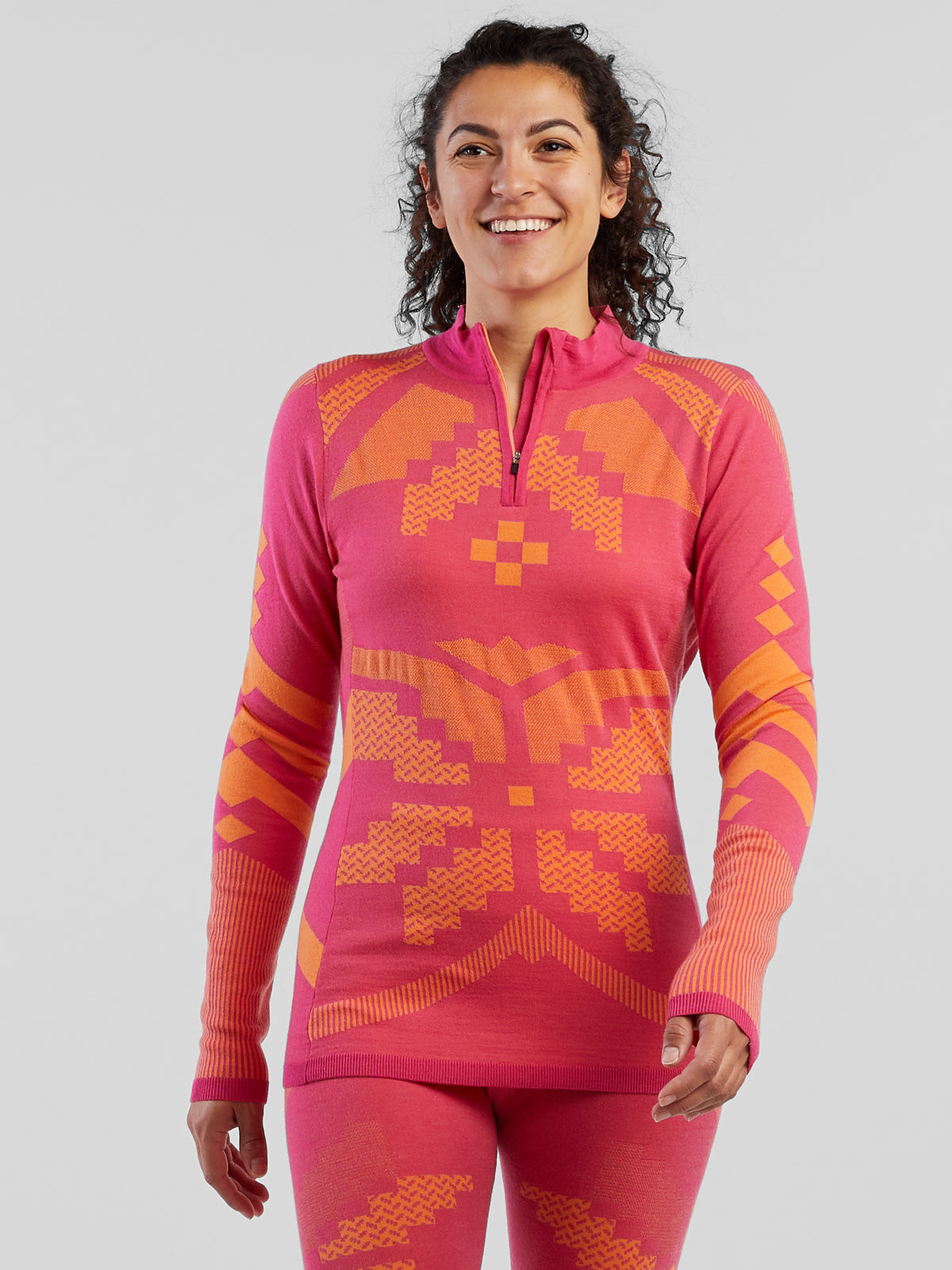 Faith 1/4 Zip Long Sleeve Top