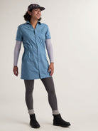 Wren Utility Short Sleeve Shirt Dress - Petite