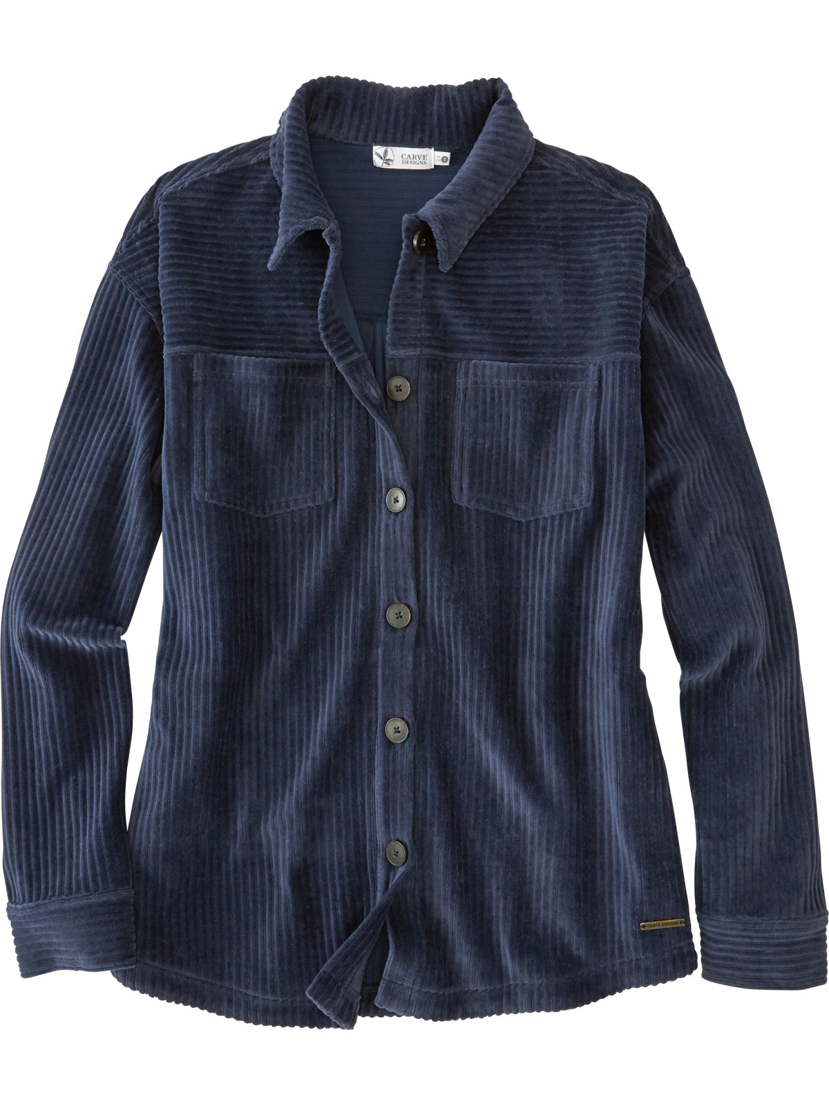 Hudson Stretch Cord Shacket