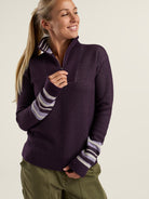 Kickback 1/4 Zip Sweater - Stripe all-groups
