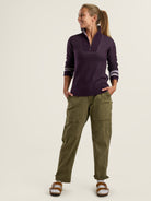 Kickback 1/4 Zip Sweater - Stripe all-groups