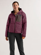 Diamond Quilted Bomber Hoodie Jacket