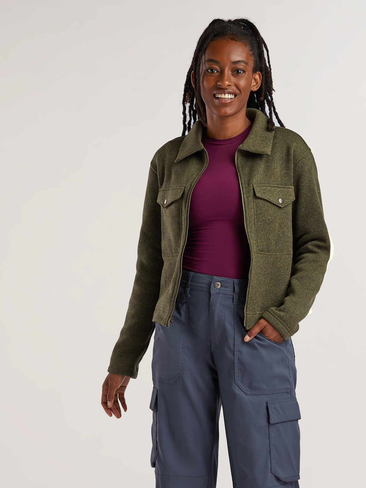 Patagonia Sweater Zipped Chore Jacket