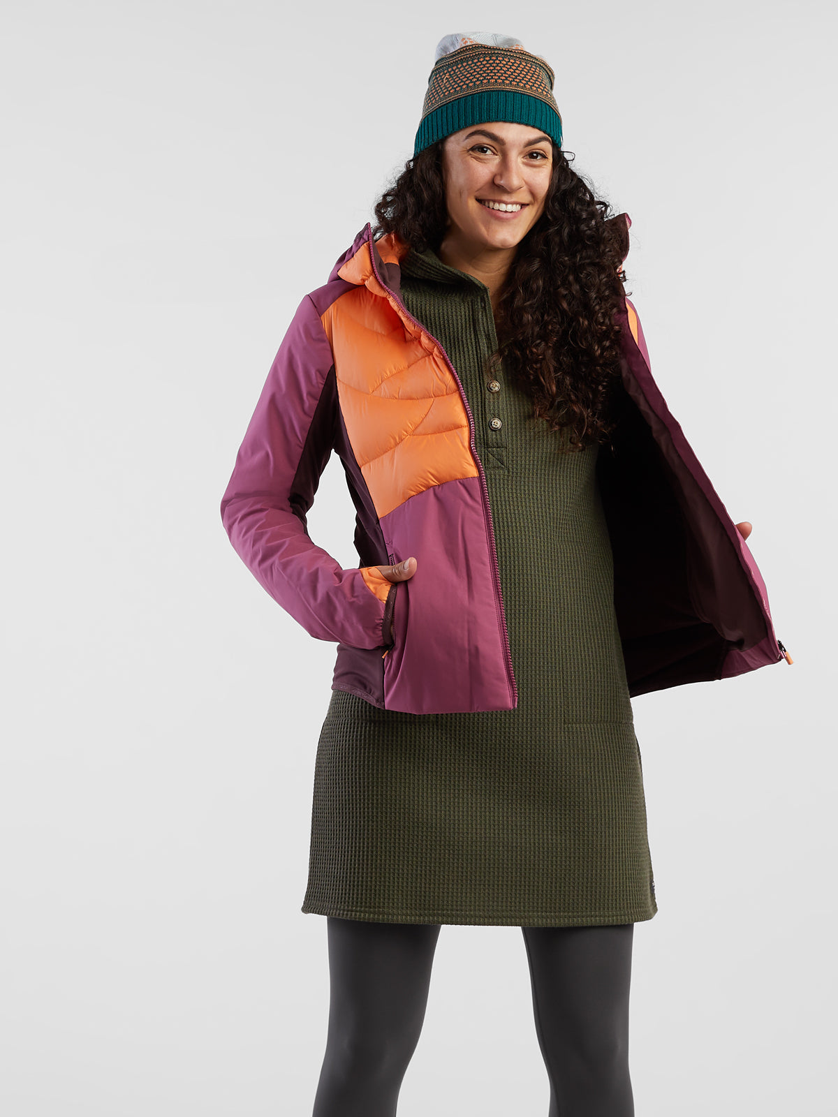 Bitterroot Waffle Hoodie Dress