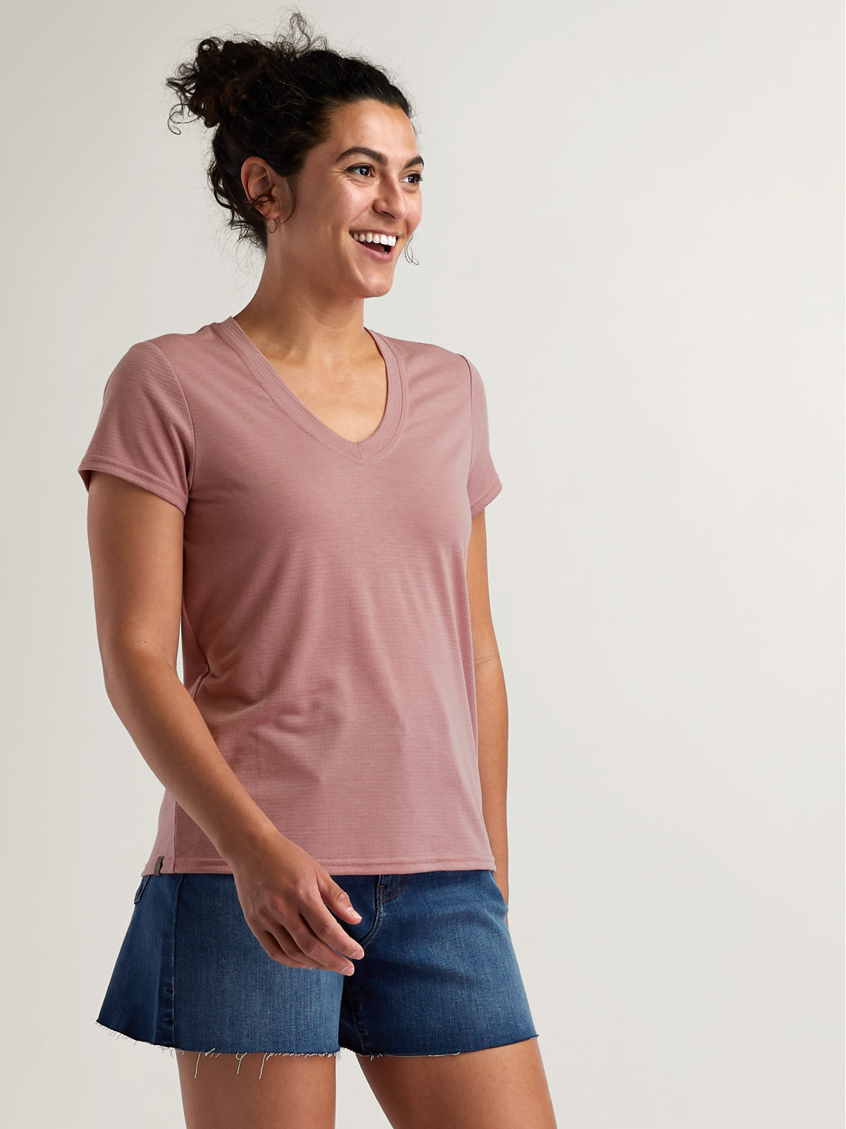 Fast Forward V Neck Tee