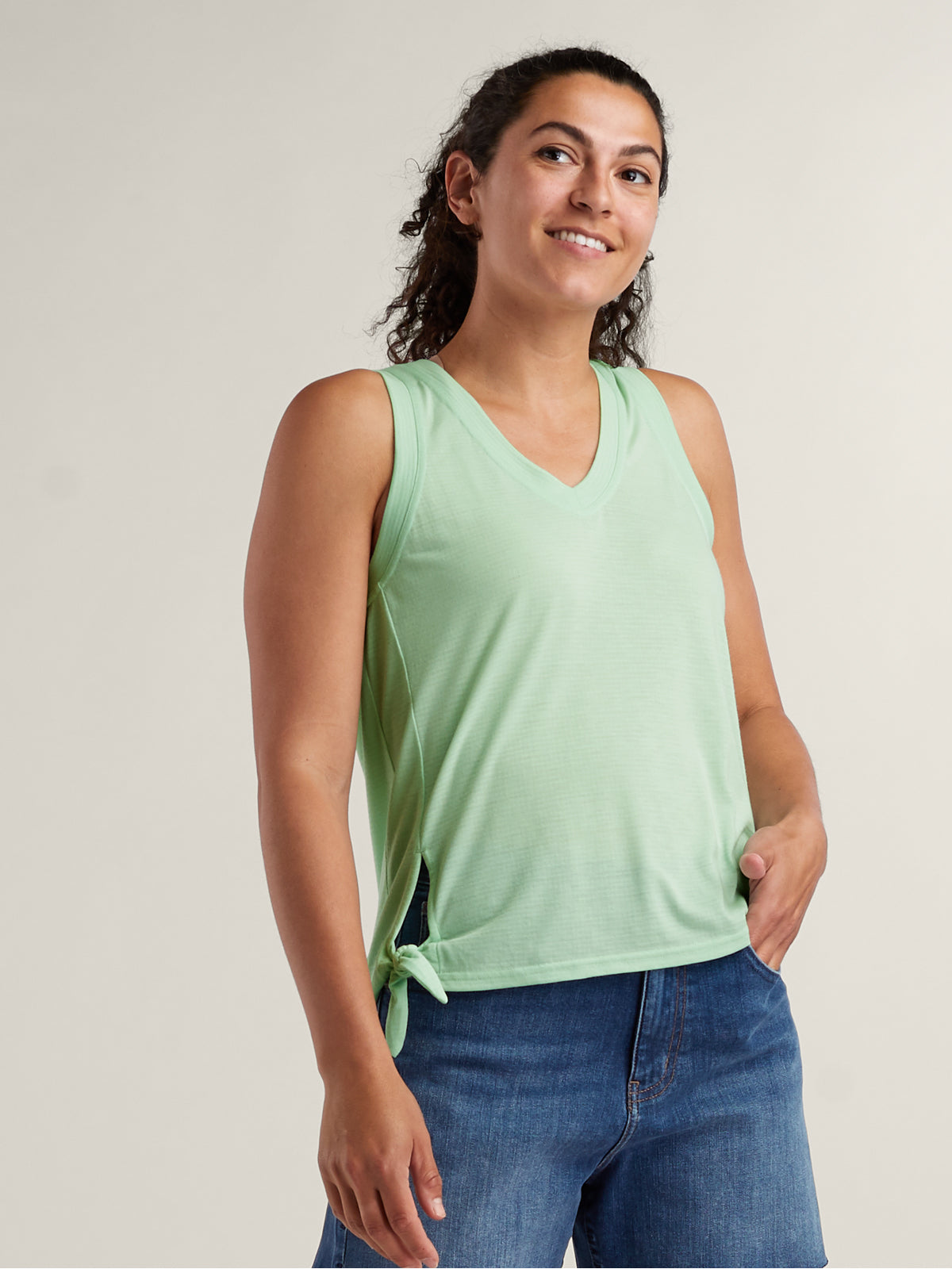 Fast Forward V Neck Tank Top
