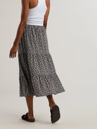 Crusher Tiered Midi Skirt all-groups