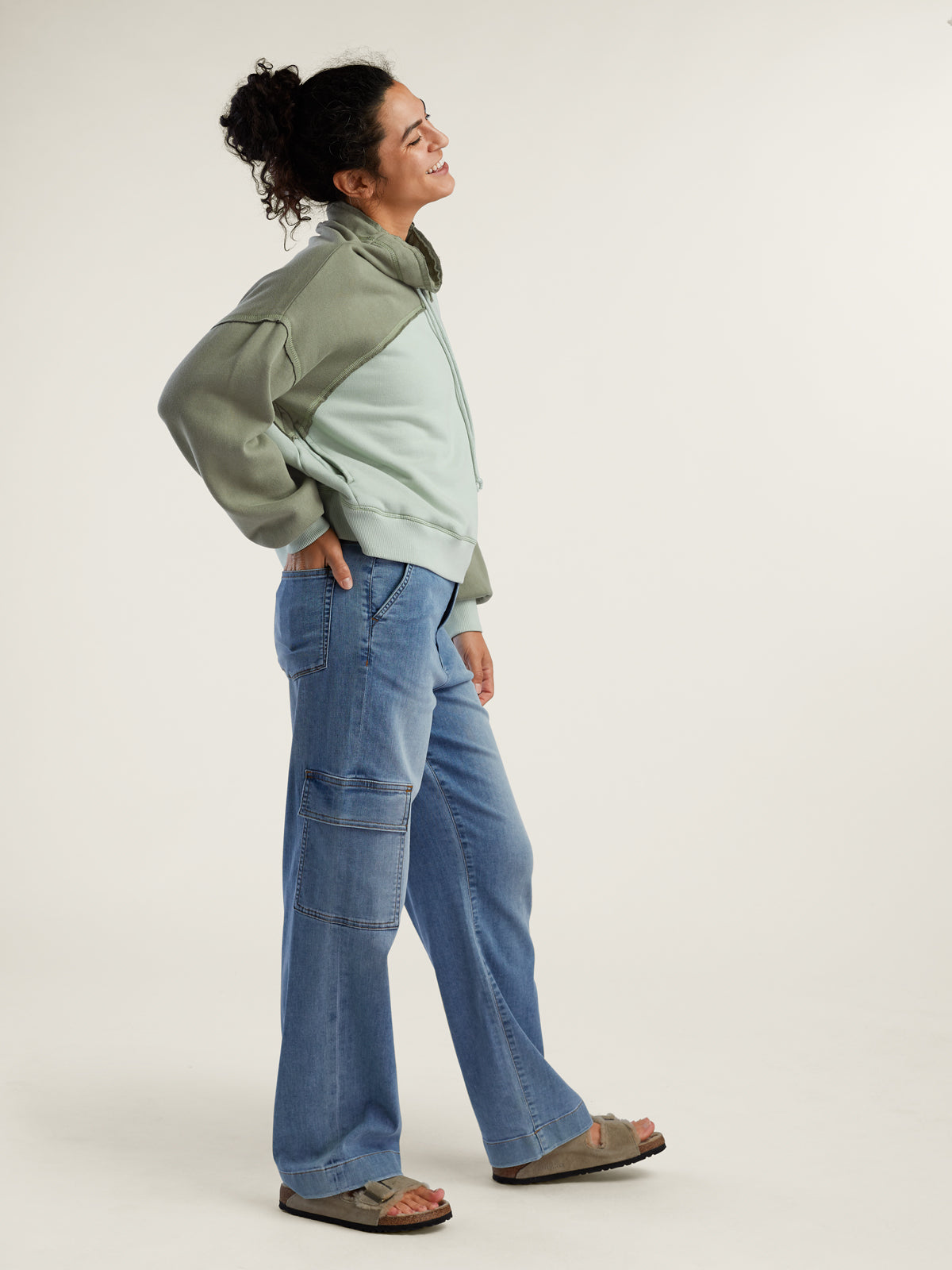 Homestretch Mock Neck Sweatshirt