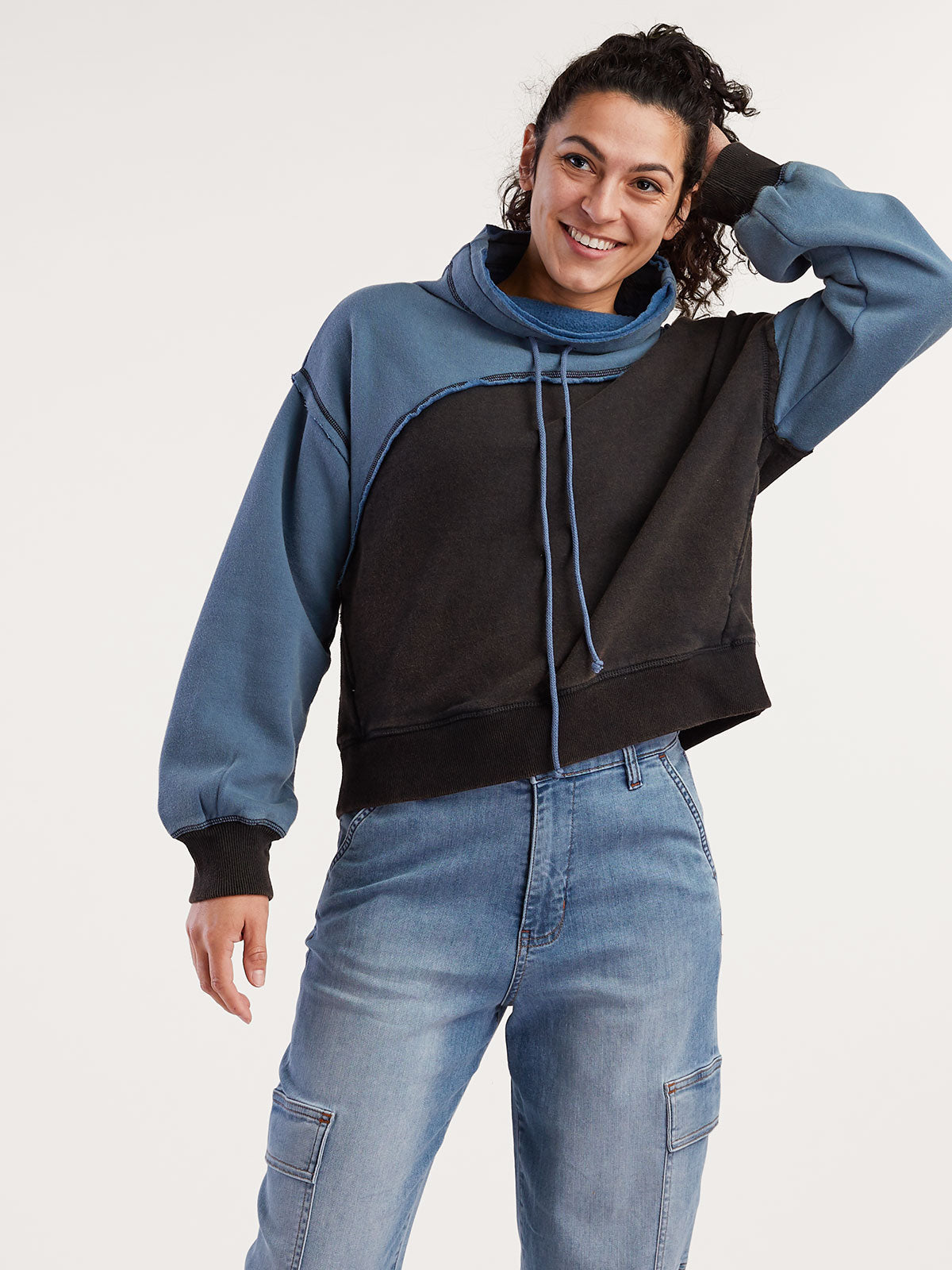 Homestretch Mock Neck Sweatshirt