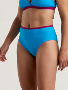 Riptide High Waisted Bikini Bottom - Colorblock