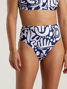 Streamline High Waisted Bikini Bottom - Camden