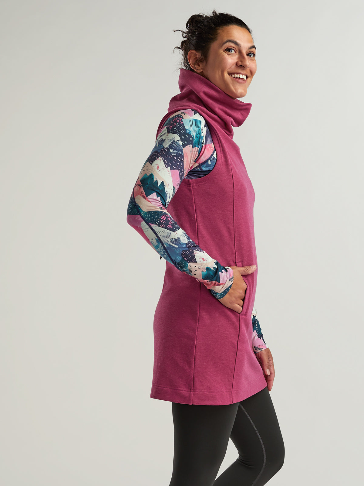 Catalyst Fleece Vest Dress