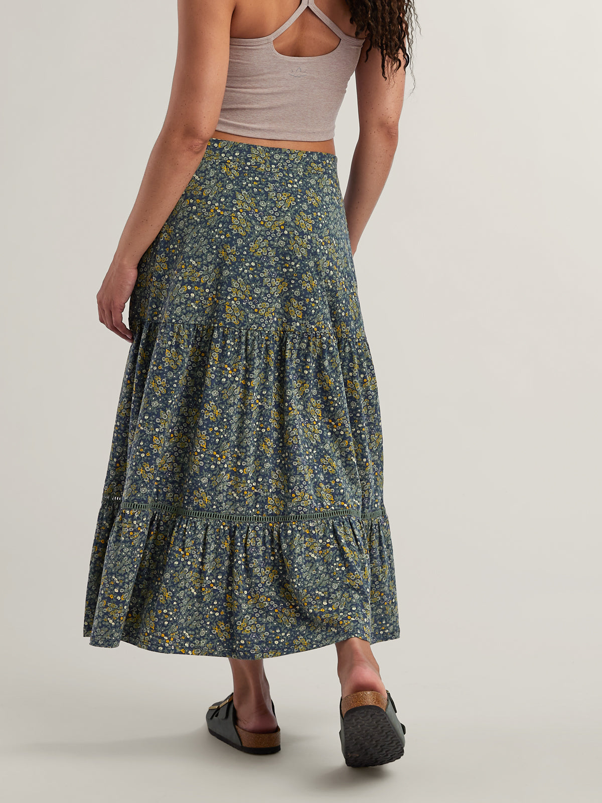 Samba Tiered Midi Skirt
