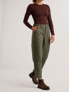Bishop Barrel Leg Pants