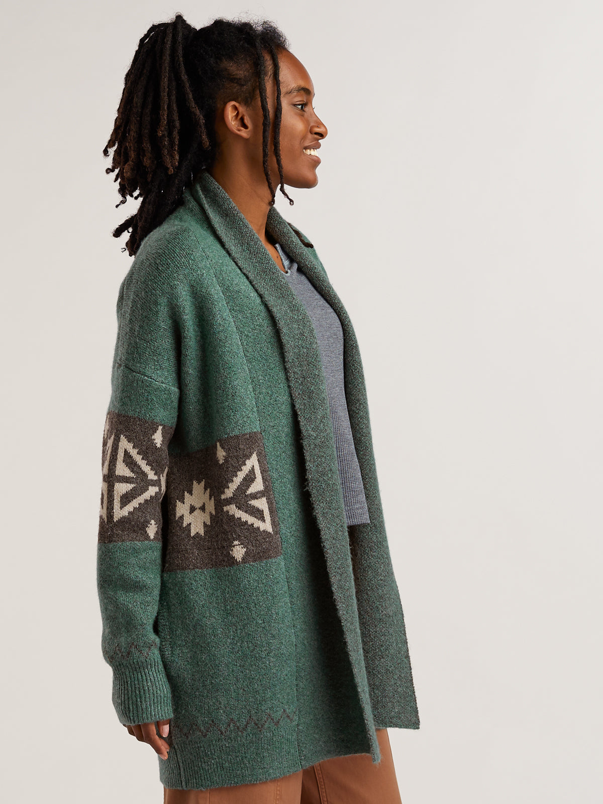 Priya Open Front Cardigan
