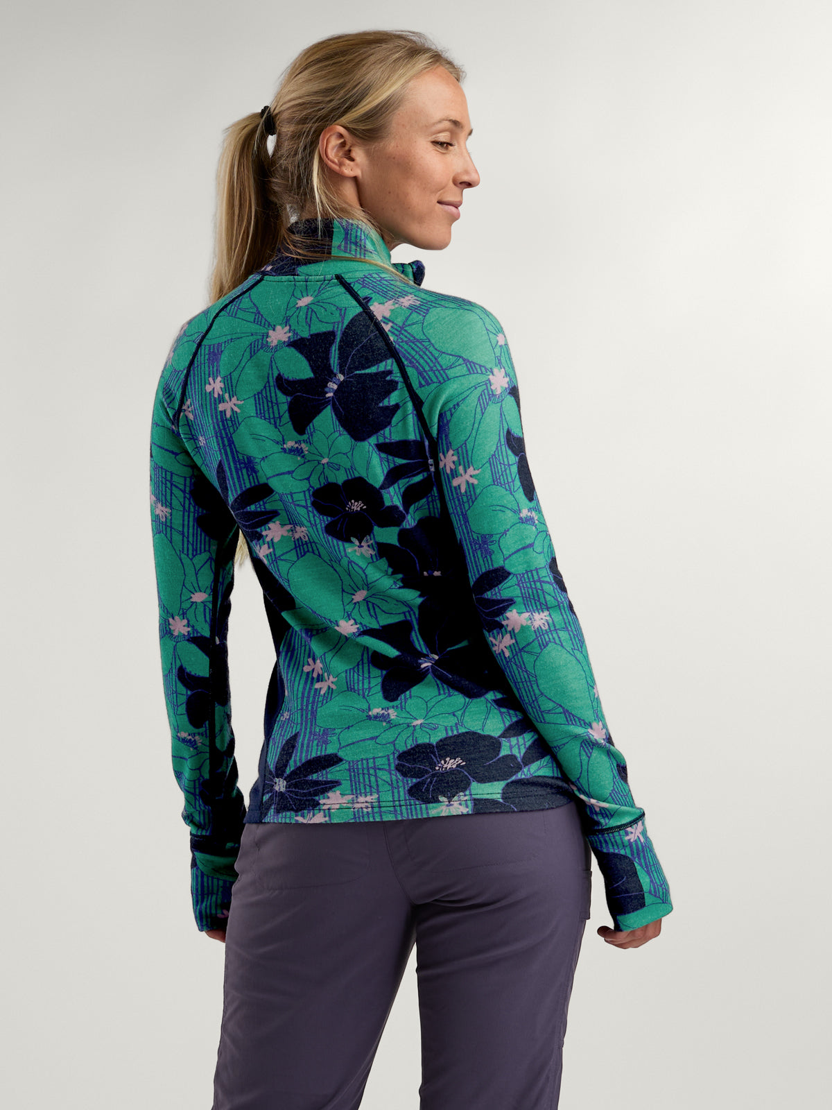 Wild Rye Women's Bassett 1/4 Zip Merino Base Layer Top – Title Nine