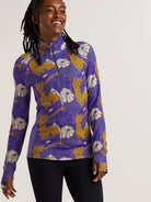 Bassett 1/4 Zip Long Sleeve Top