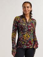 Bassett 1/4 Zip Long Sleeve Top