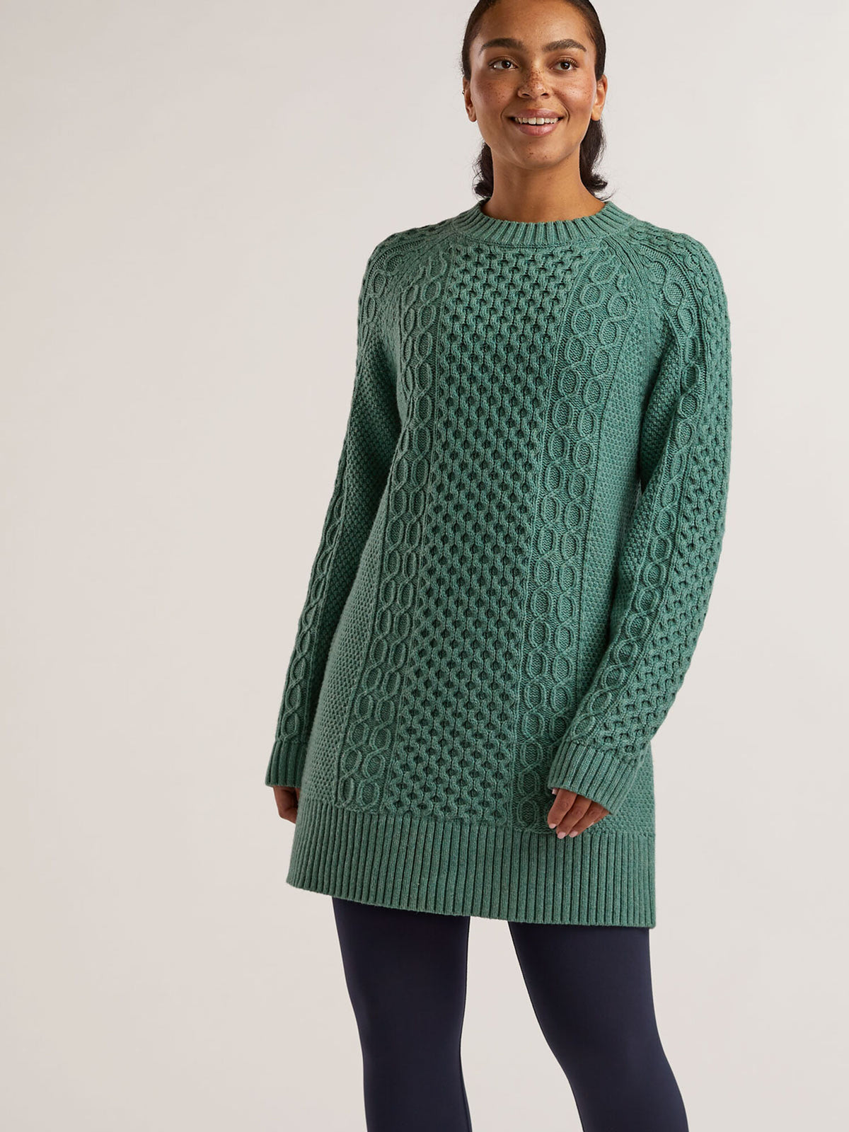 Serpentine Sweater Dress